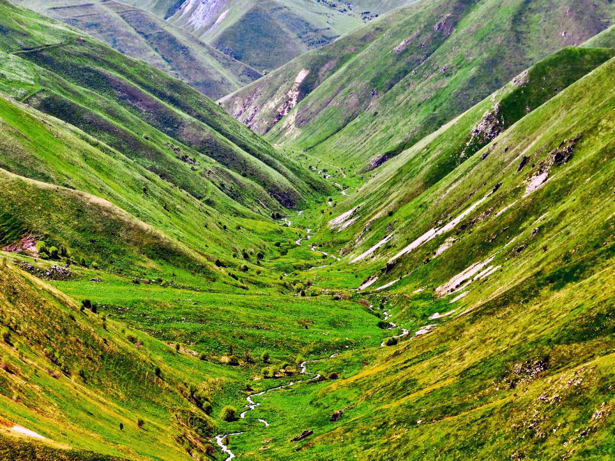 Landscape in the mountains of Armenia