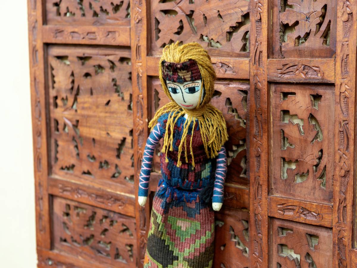 andmade wooden doll